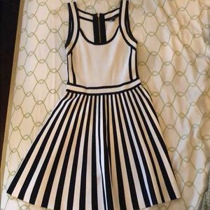 Black and white striped dress by Guess